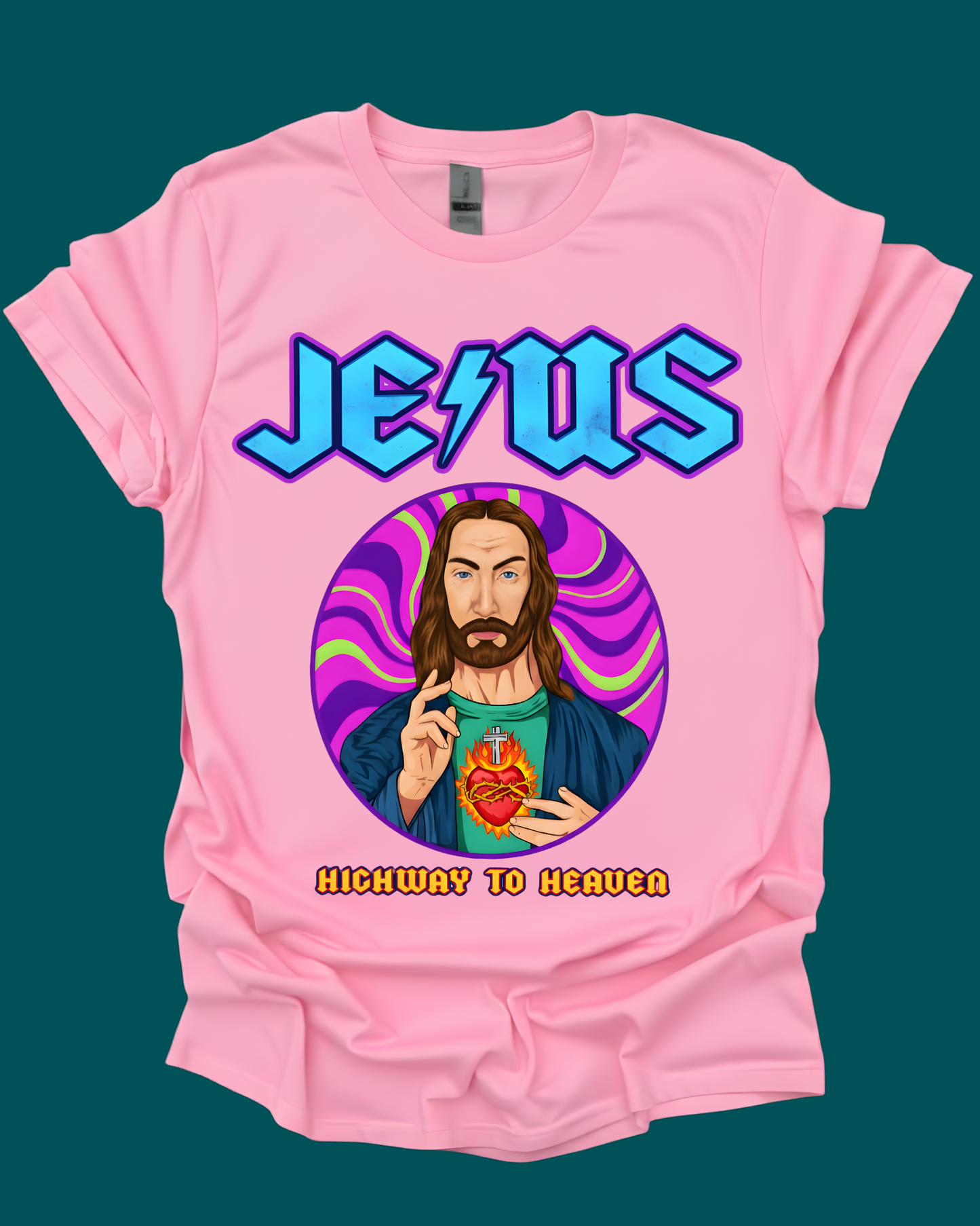 Jesus Christian Metal Graphic Unisex T-Shirt