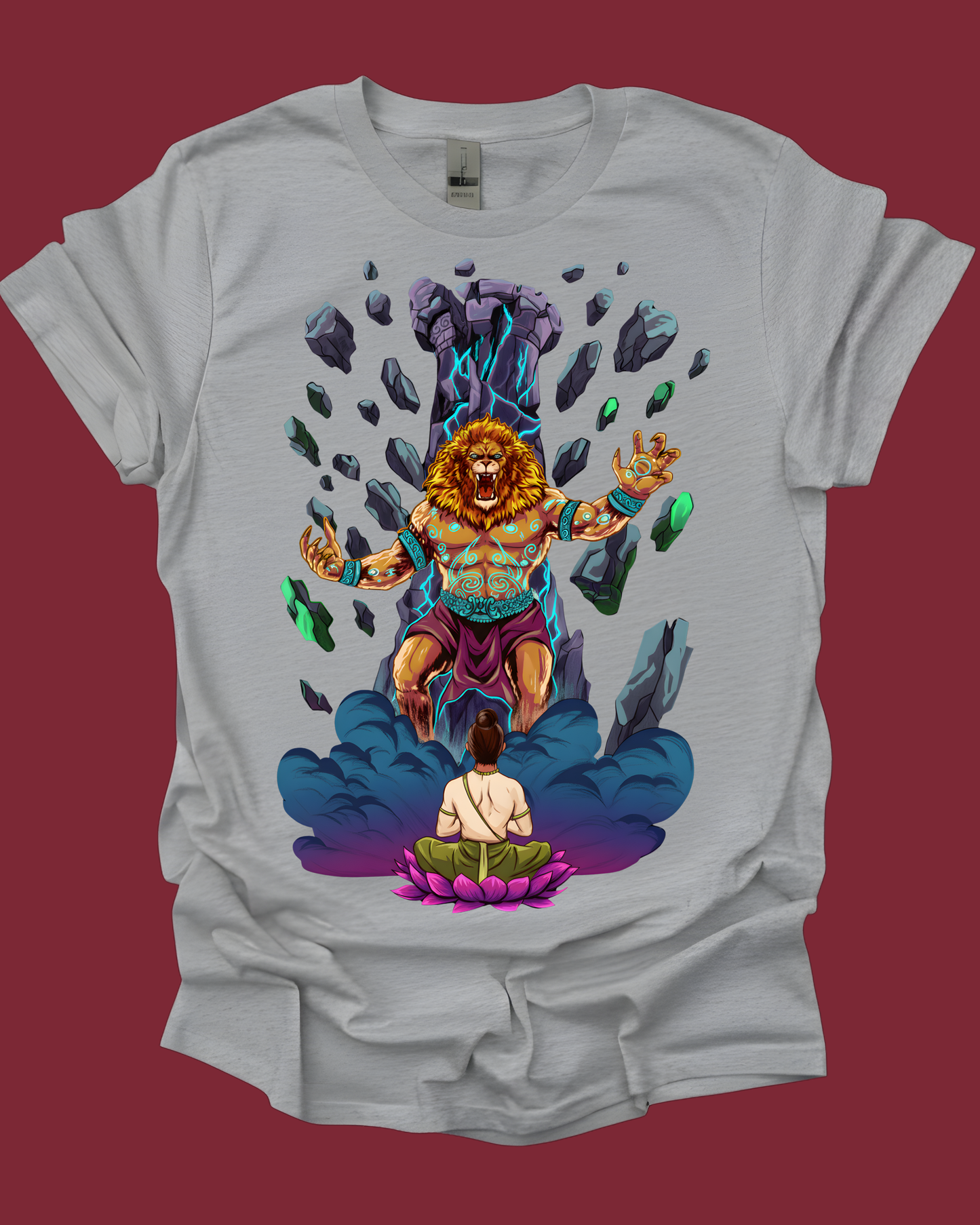 Lord Narasimha Vishnu Protector Graphic Unisex Tee