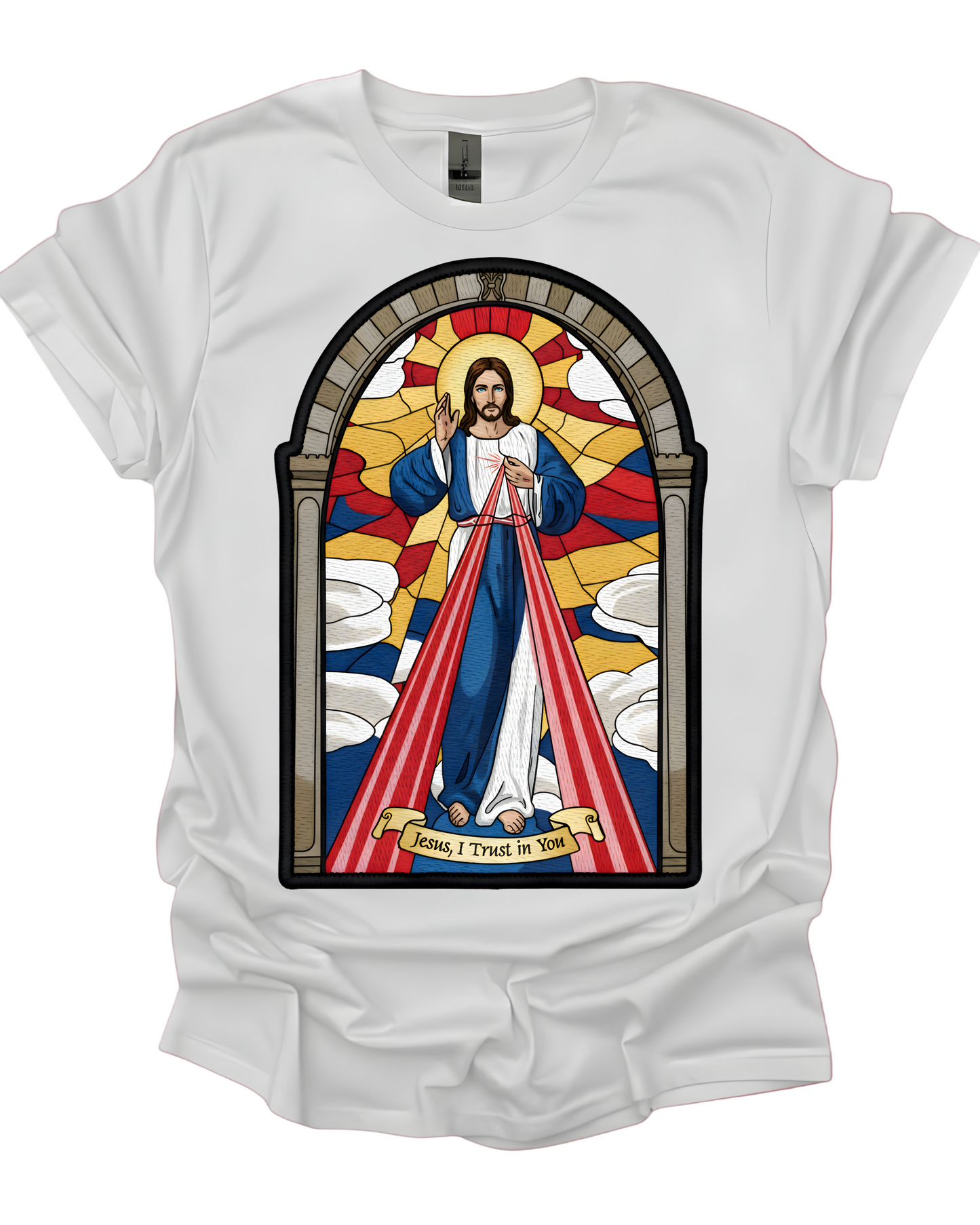 Divine Mercy Jesus Graphic Unisex T-shirt.