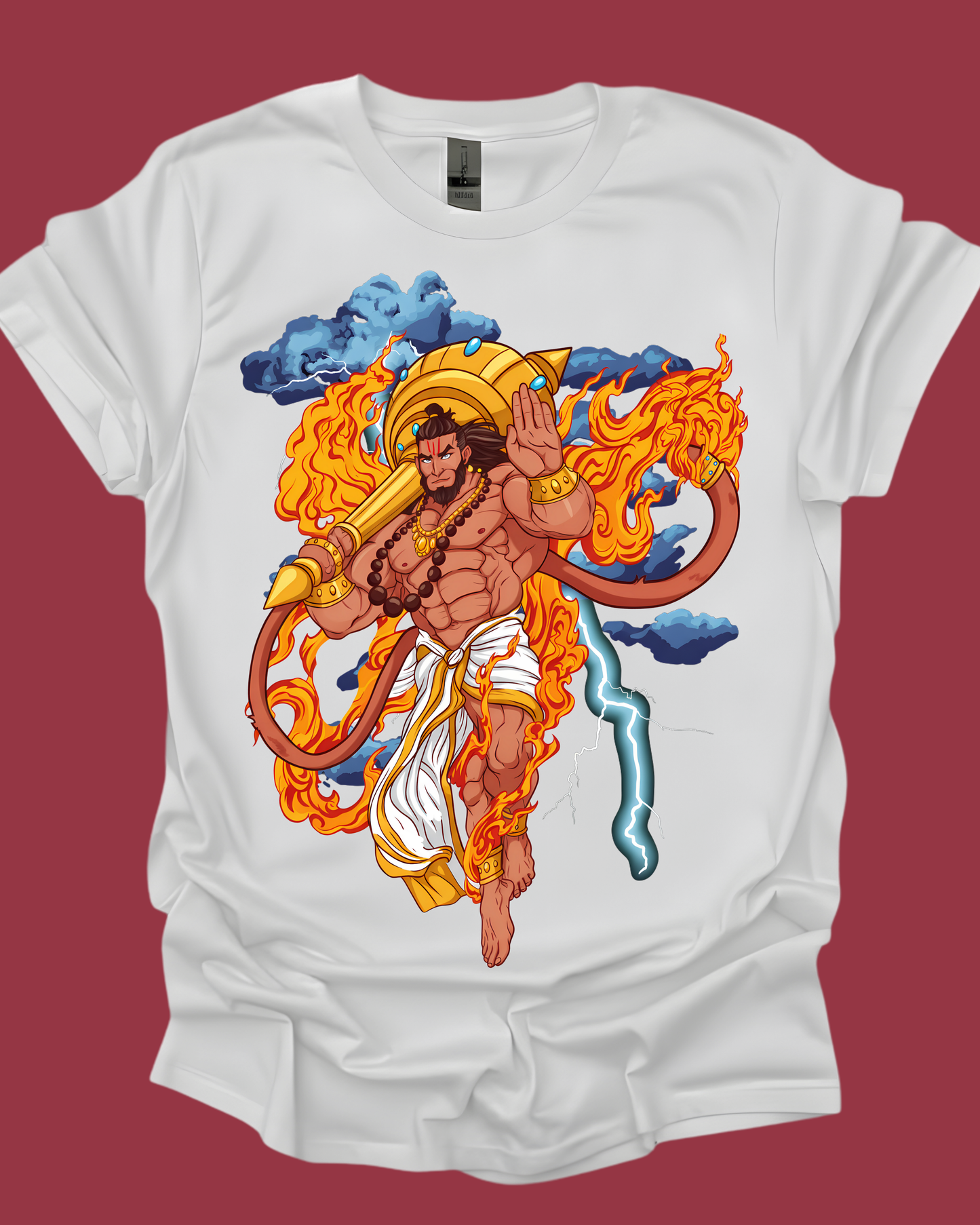 Lord Hanuman Mighty Warrior Unisex Tee