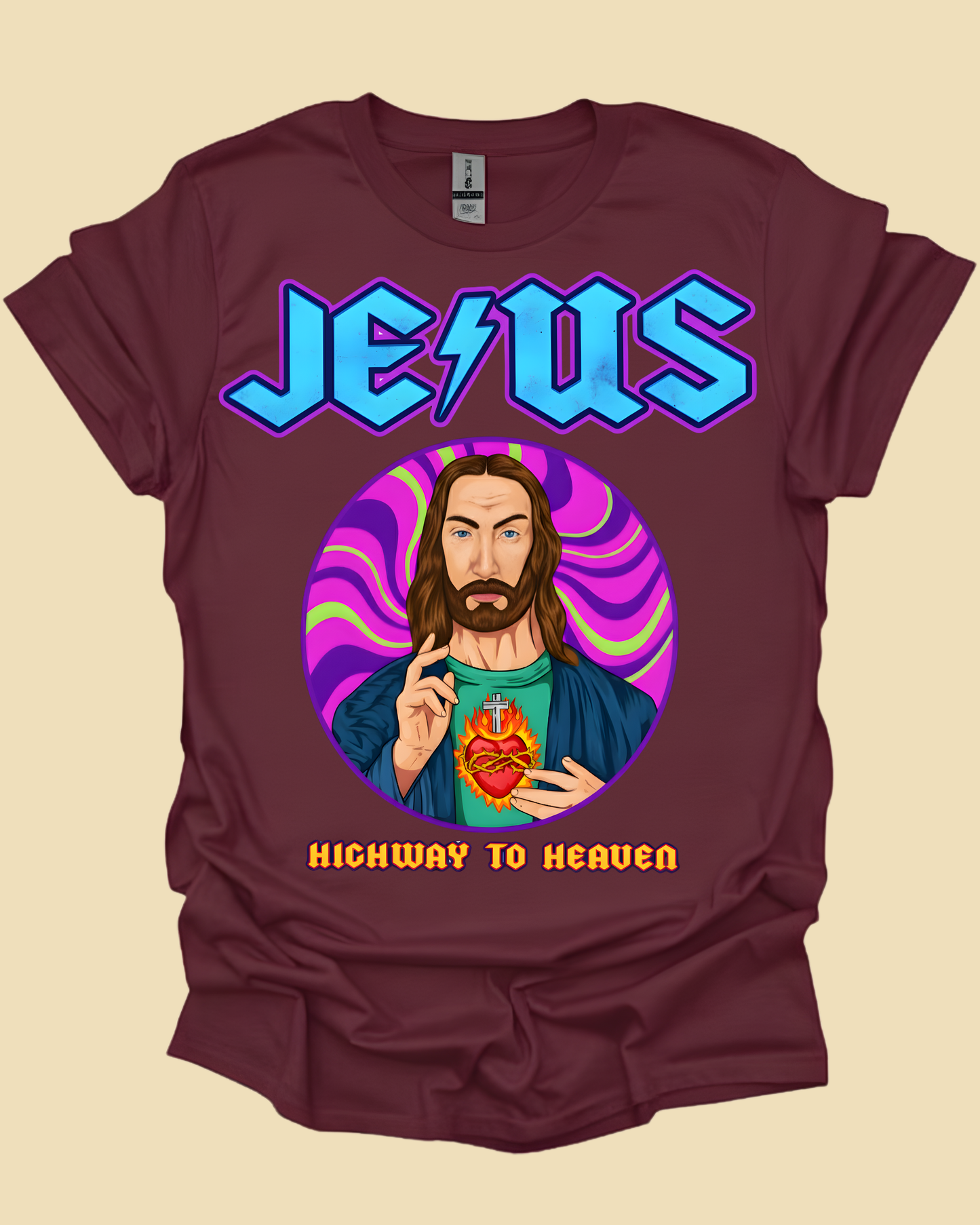 Jesus Christian Metal Graphic Unisex T-Shirt