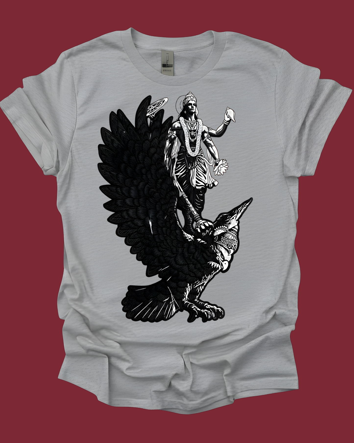 Garuda Vahana  Vishnu Cosmic Protector Unisex Tee.