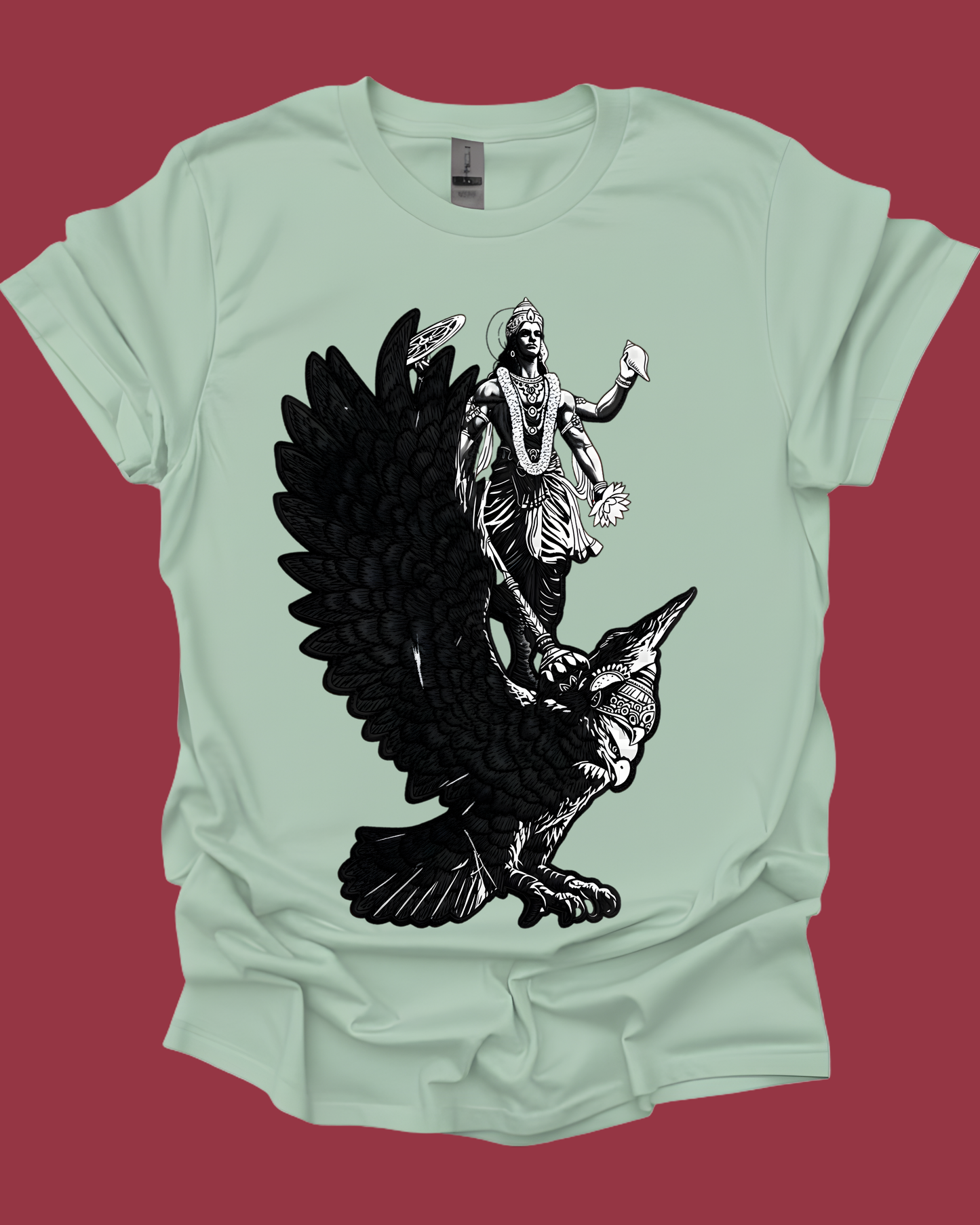 Garuda Vahana  Vishnu Cosmic Protector Unisex Tee.