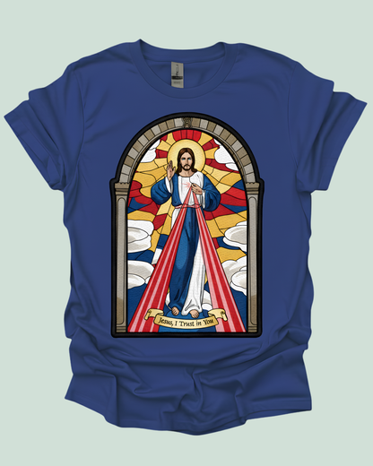 Divine Mercy Jesus Graphic Unisex T-shirt.
