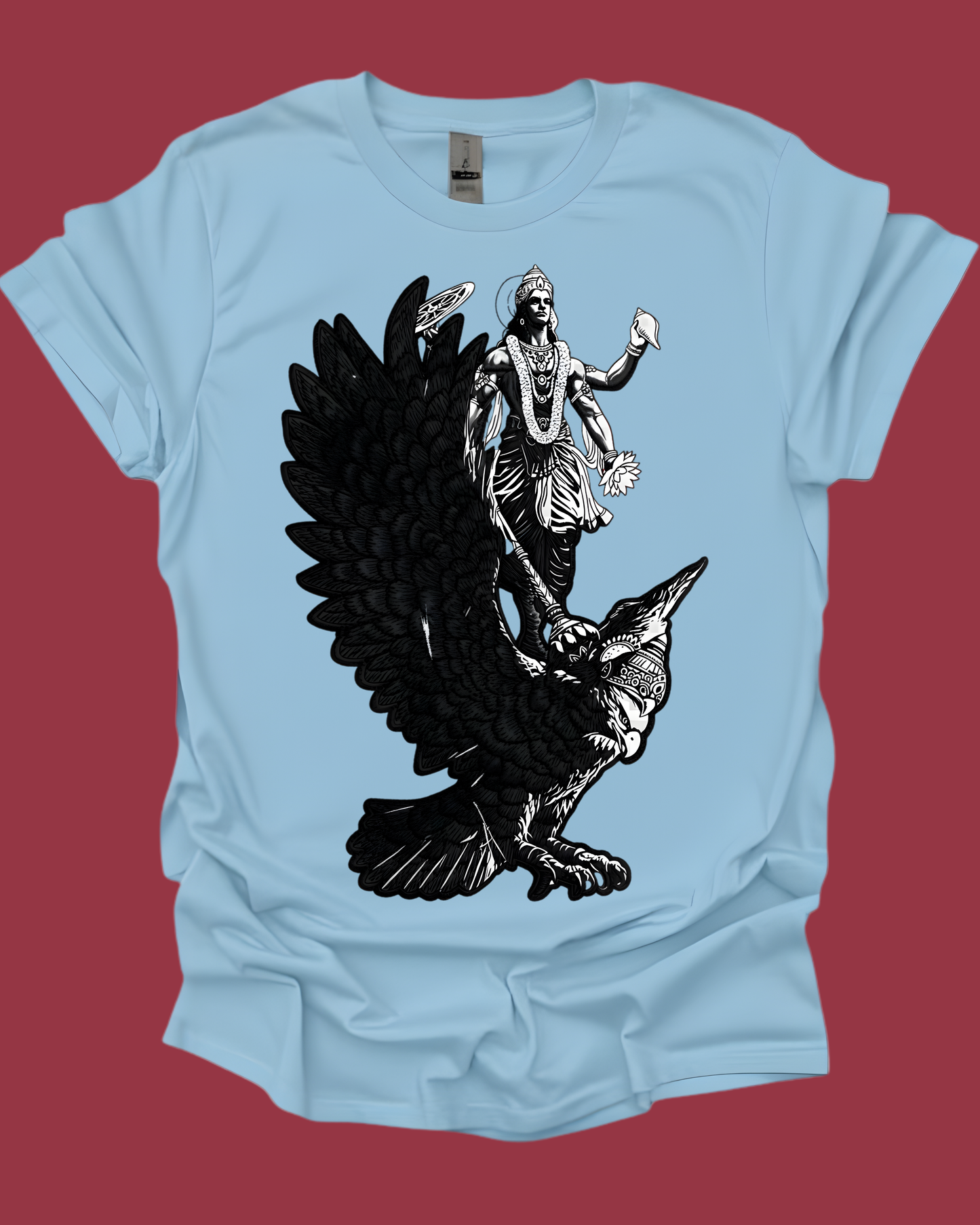 Garuda Vahana  Vishnu Cosmic Protector Unisex Tee.