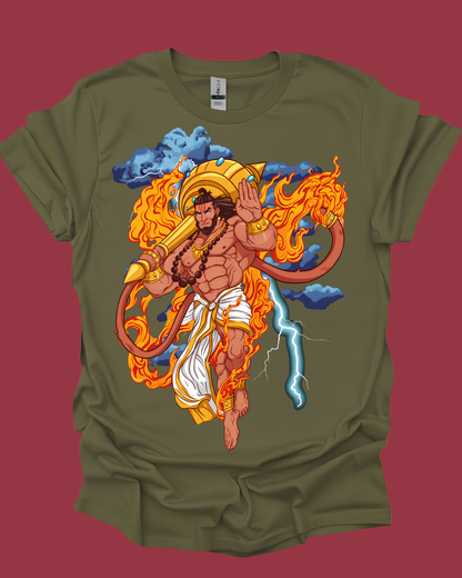 Lord Hanuman Mighty Warrior Unisex Tee