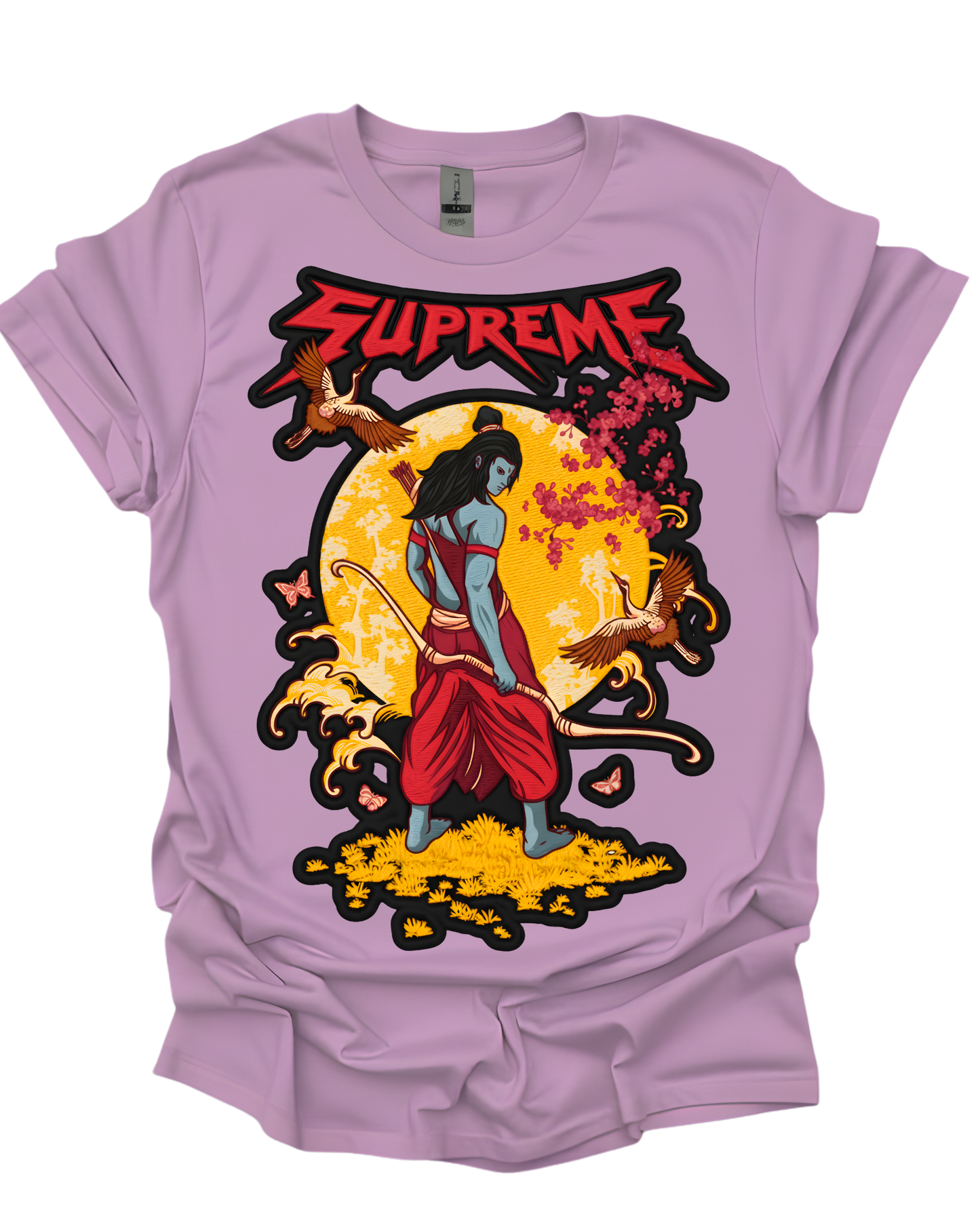 Lord Rama Fusion Japanese Style Streetwear unisex T-shirt.