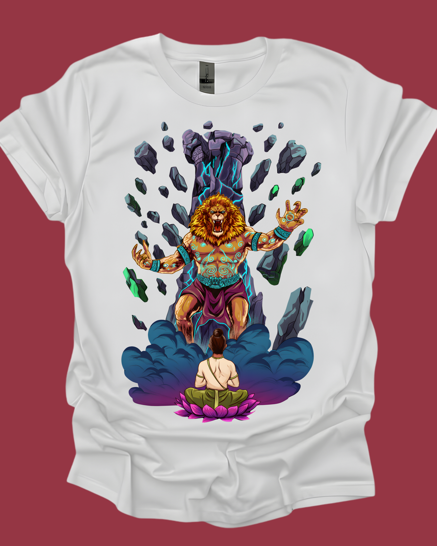 Lord Narasimha Vishnu Protector Graphic Unisex Tee