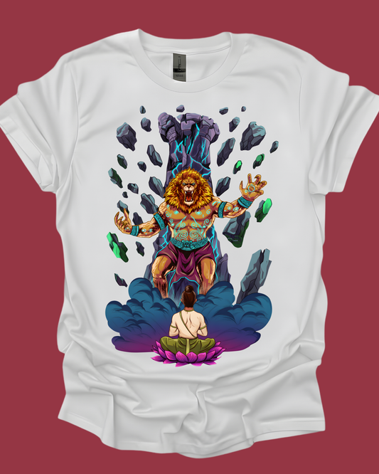 Lord Narasimha Vishnu Protector Graphic Unisex Tee