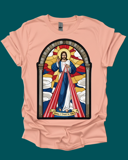 Divine Mercy Jesus Graphic Unisex T-shirt.