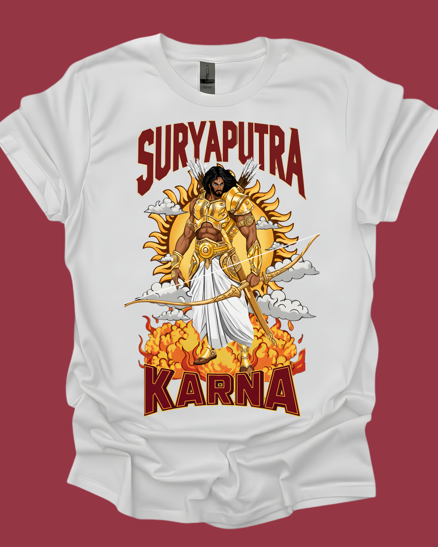 Suryaputra Karna Mahabharata Warrior unisex T-Shirt