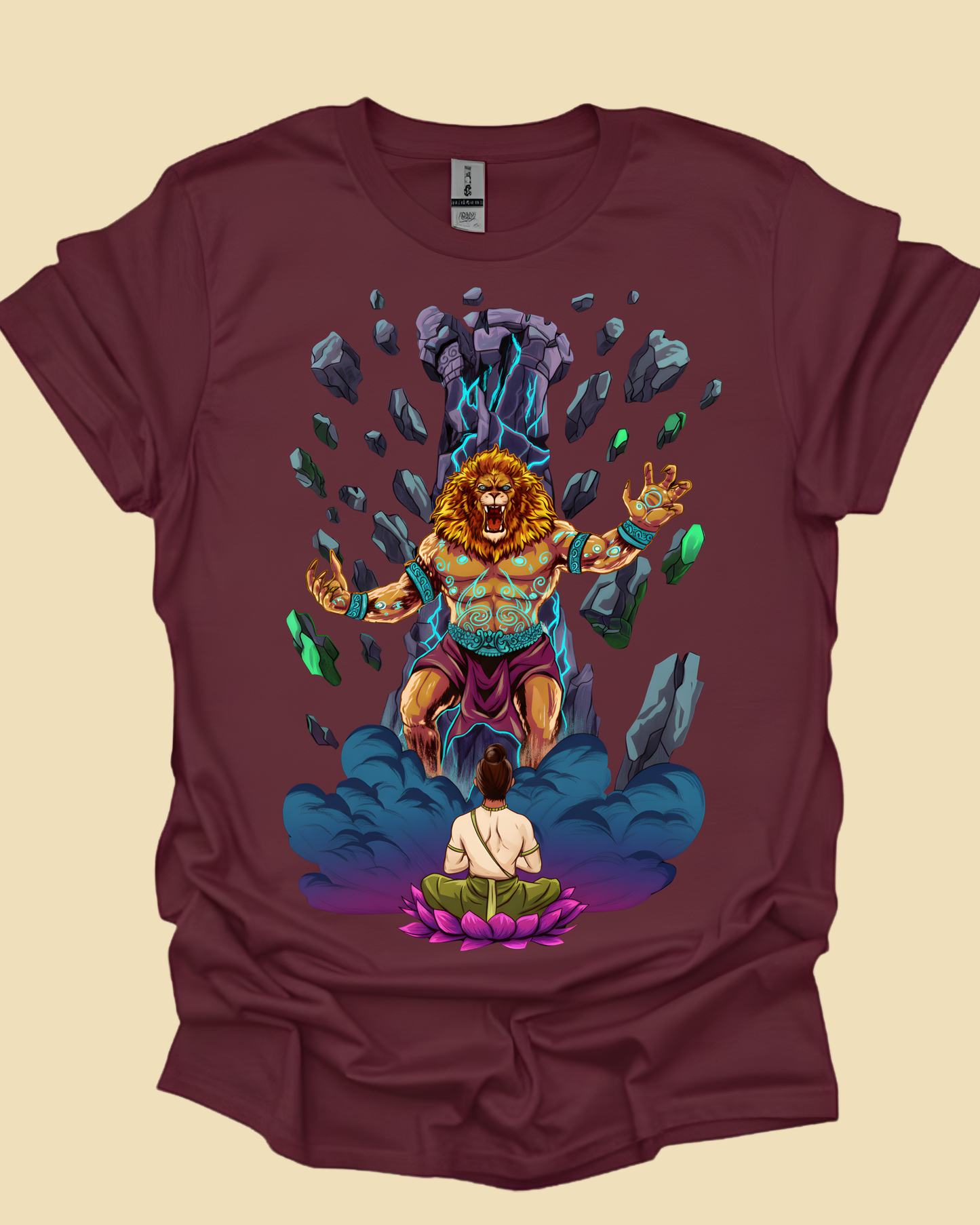 Lord Narasimha Vishnu Protector Graphic Unisex Tee