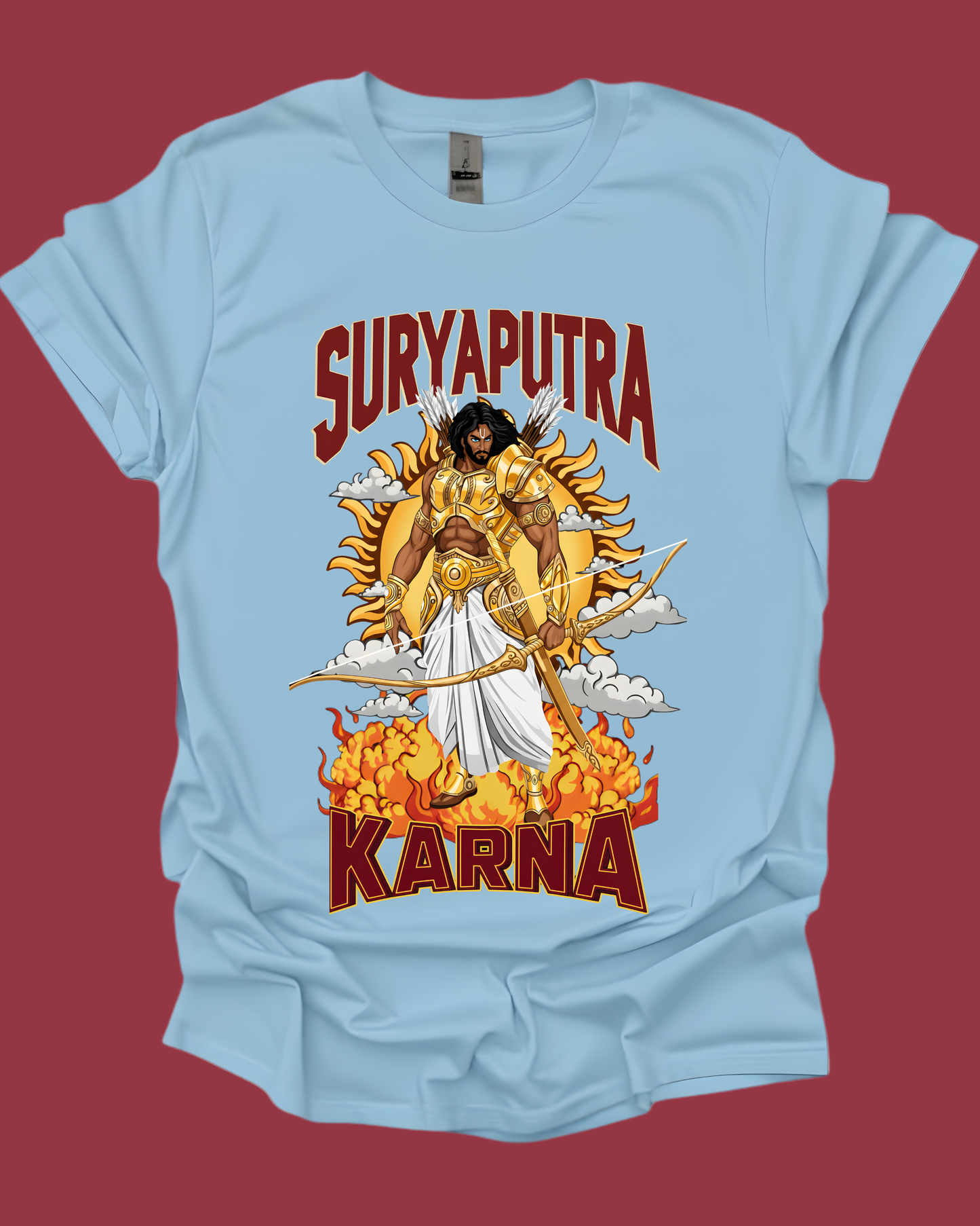Suryaputra Karna Mahabharata Warrior unisex T-Shirt