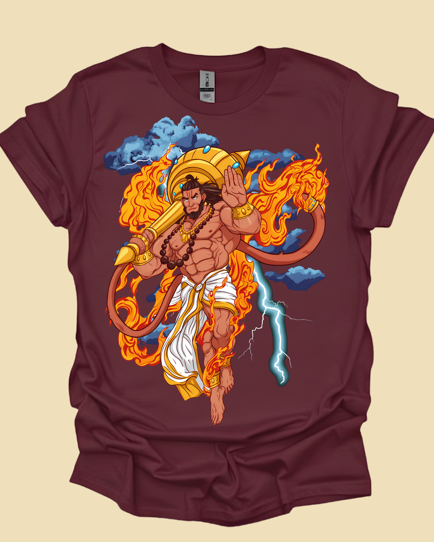 Lord Hanuman Mighty Warrior Unisex Tee