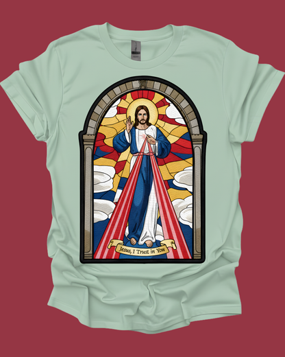 Divine Mercy Jesus Graphic Unisex T-shirt.