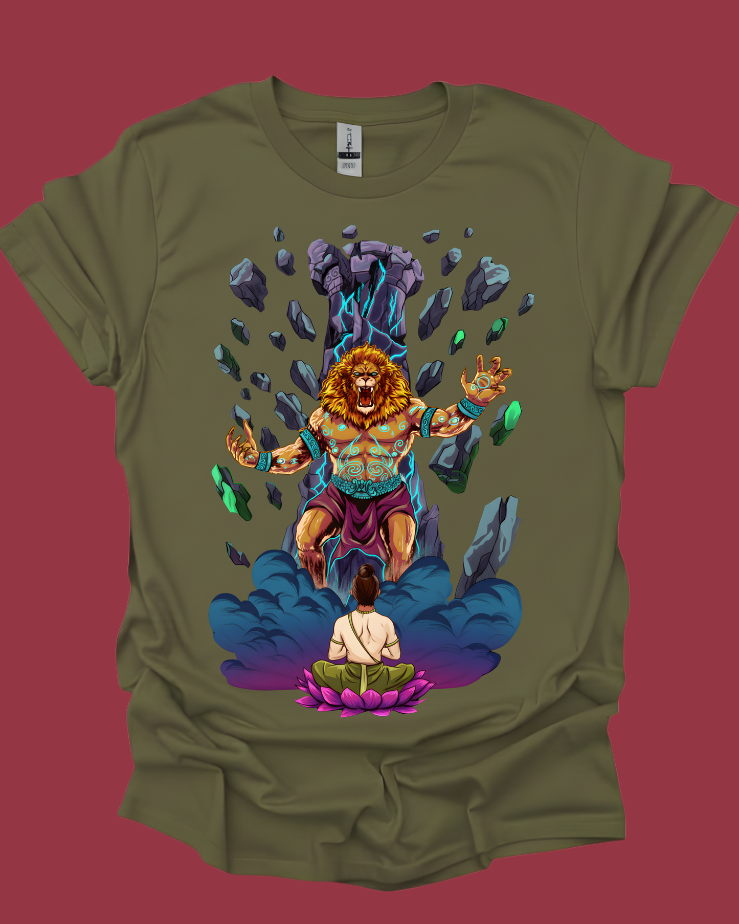 Lord Narasimha Vishnu Protector Graphic Unisex Tee