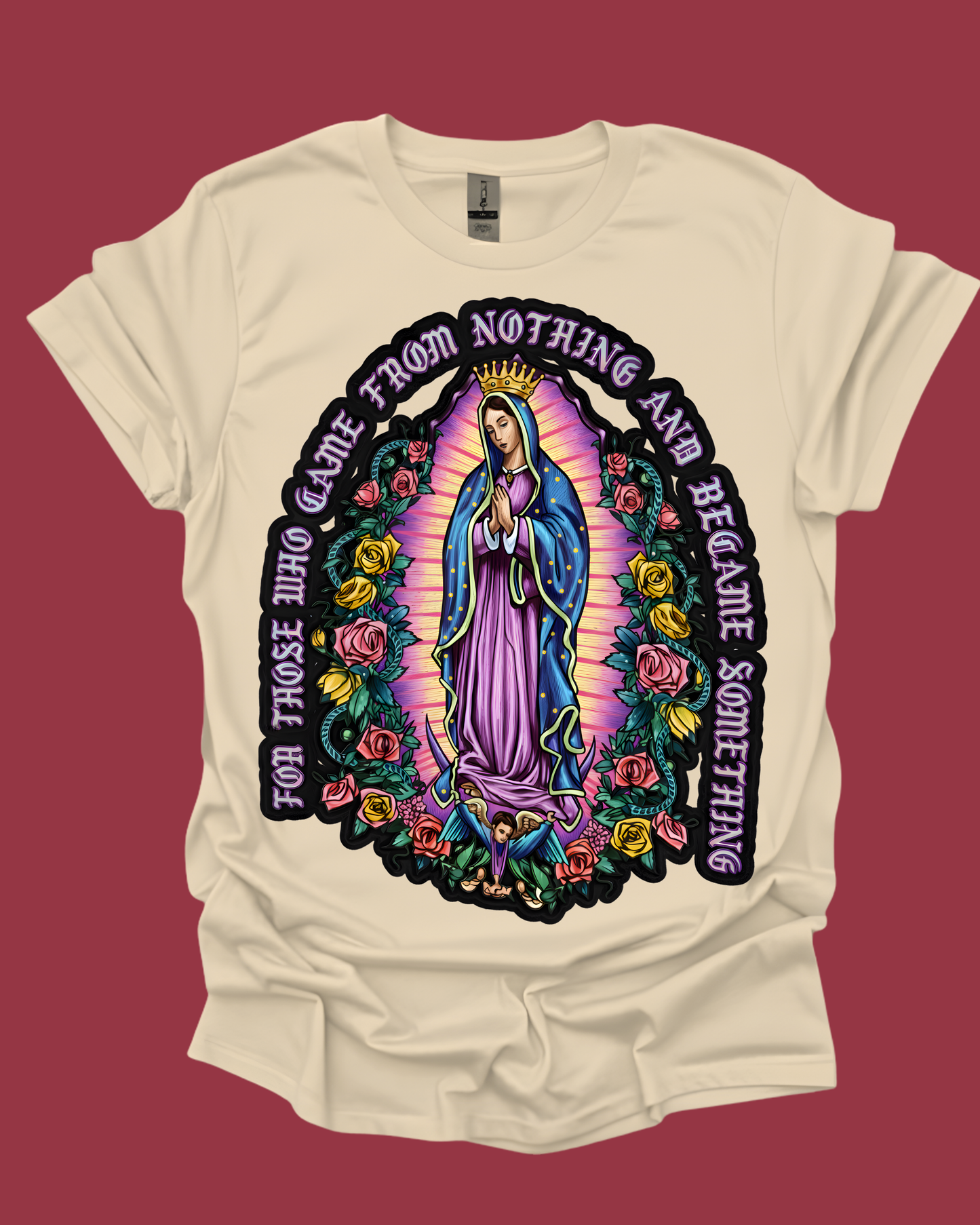 Virgin Mary| Unisex Classic Crew T-Shirt.