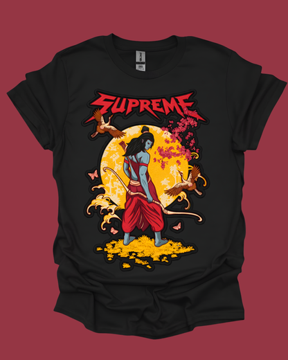 Lord Rama Fusion Japanese Style Streetwear unisex T-shirt.