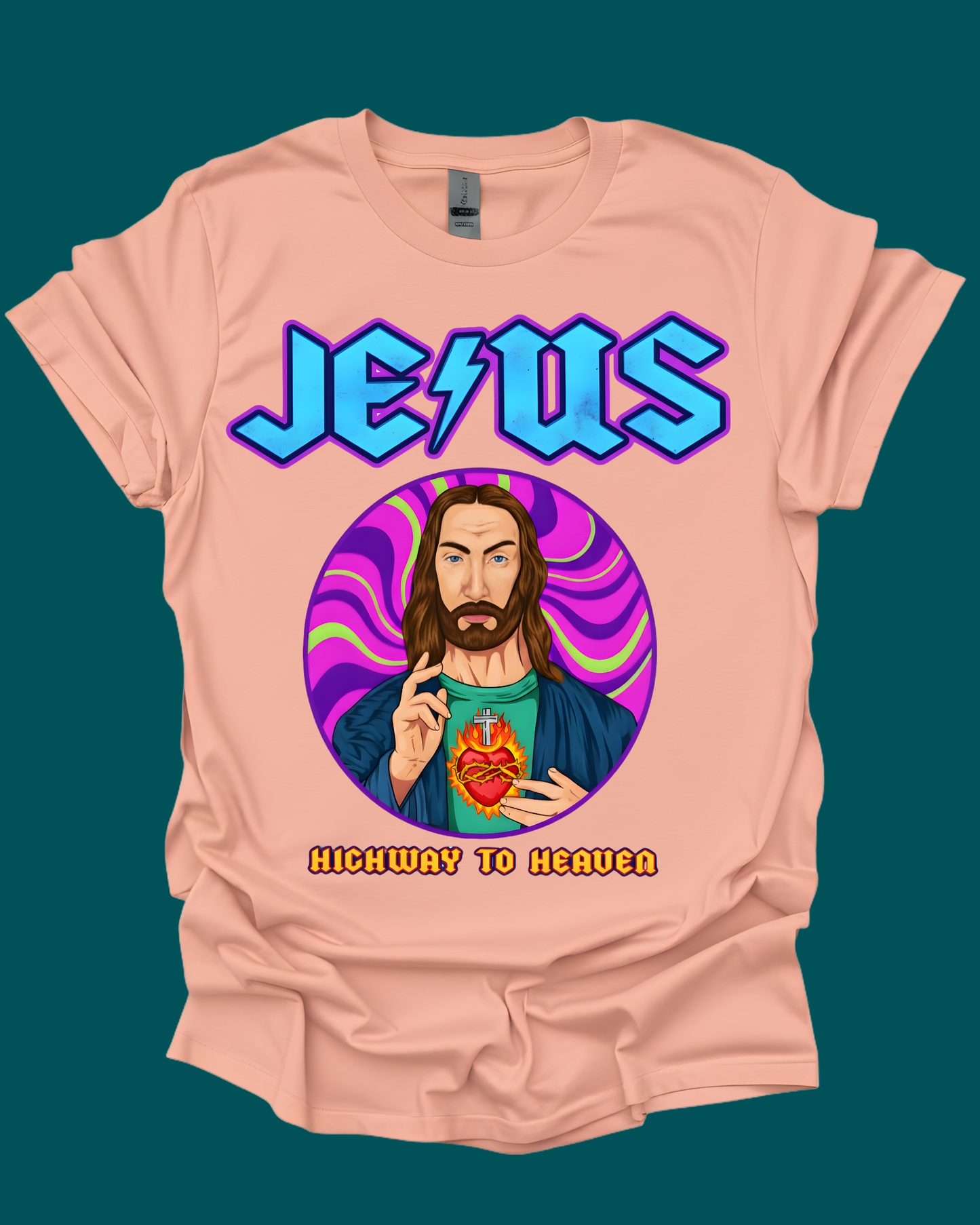 Jesus Christian Metal Graphic Unisex T-Shirt