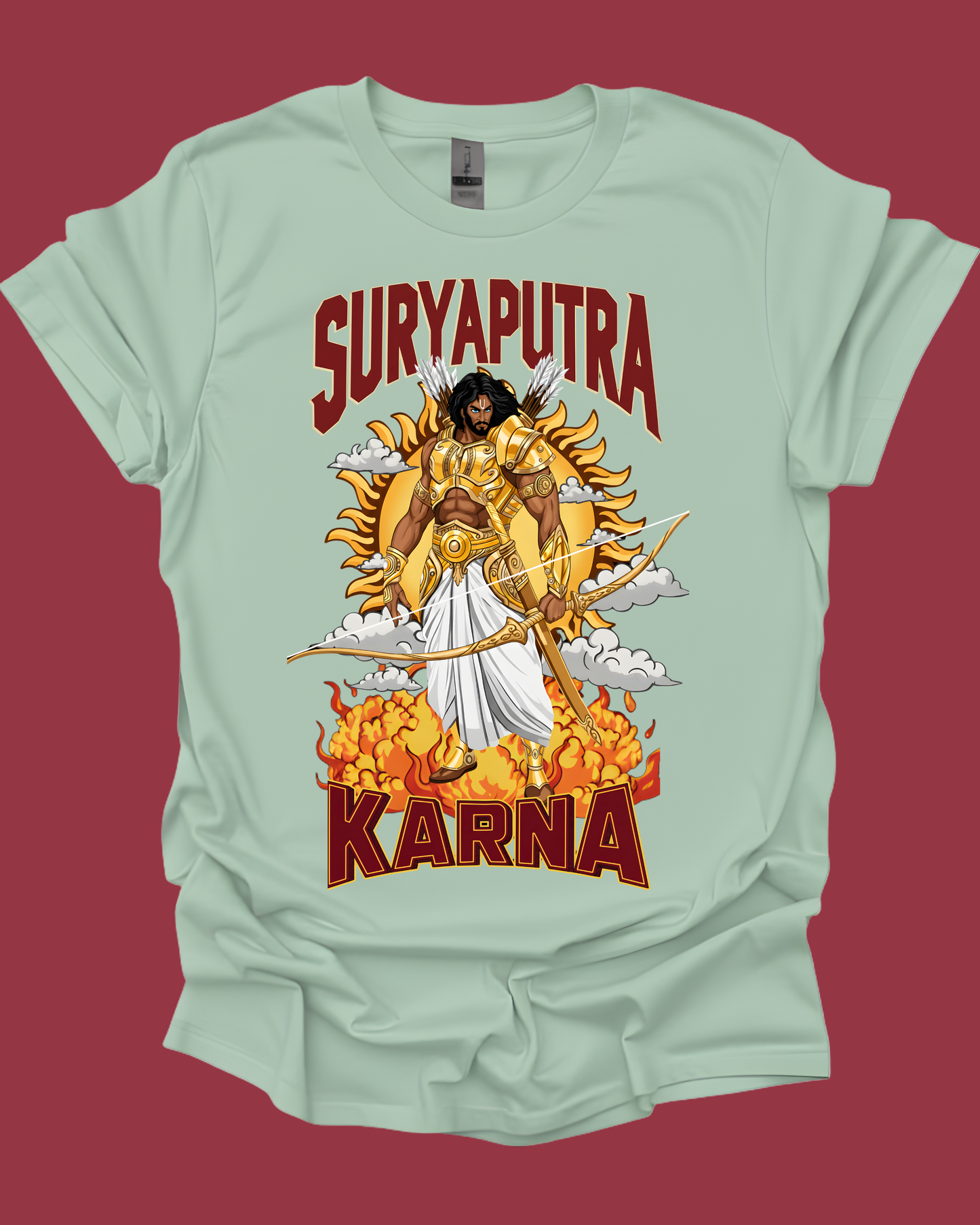 Suryaputra Karna Mahabharata Warrior unisex T-Shirt